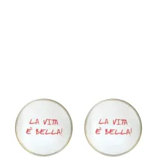 Тарелки "La Vita È Bella" (набор из двух штук)
