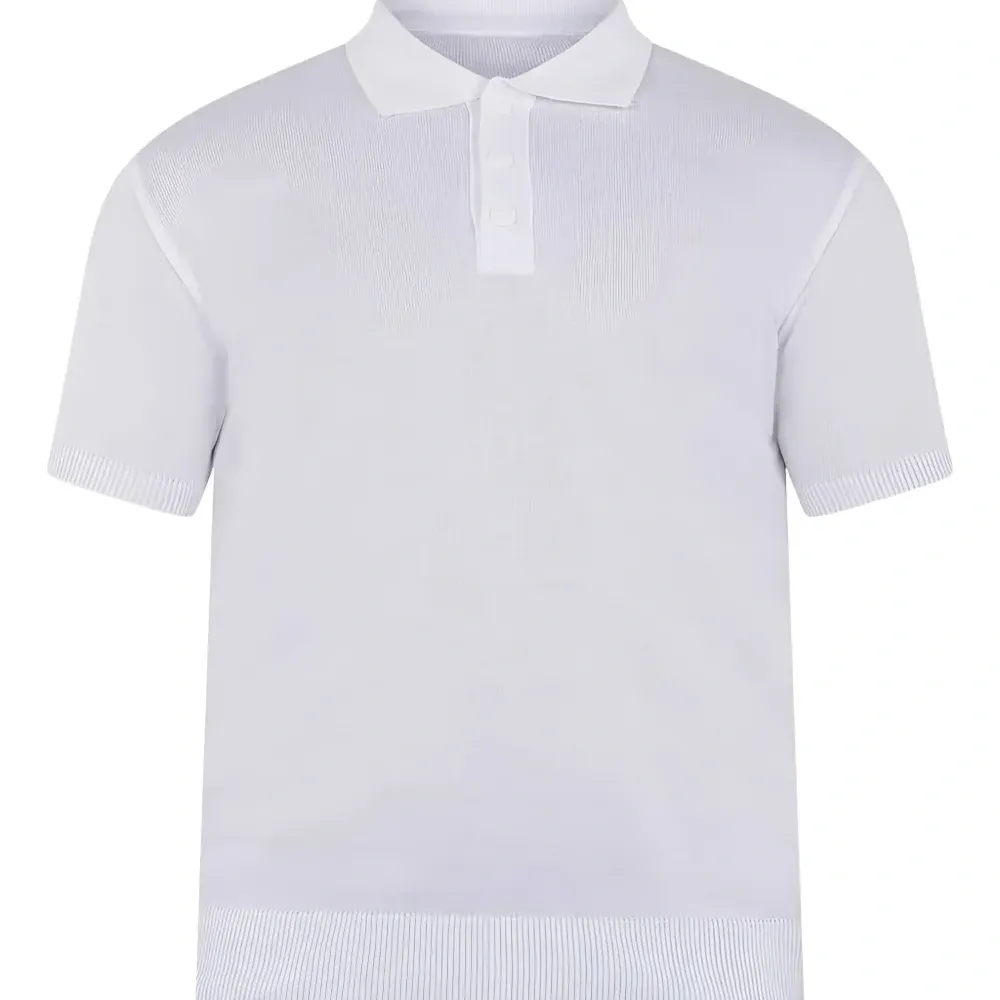 Трикотажная рубашка поло на пуговицах