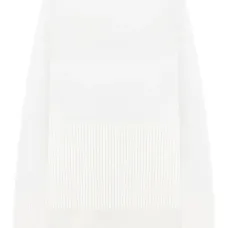 Свитер с подолом в рубчик