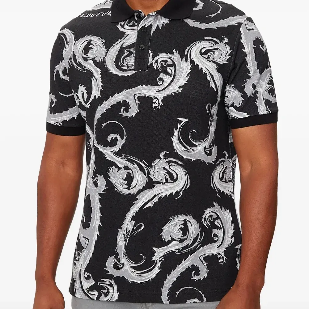 рубашка поло с принтом Barocco