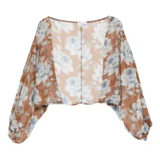 Куртка с цветочным принтом Куртка с цветочным принтом