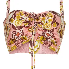 Топ Maidstone с кулиской и цветочным принтом Топ Maidstone с кулиской и цветочным принтом