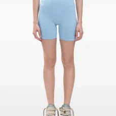 бесшовные шорты в рубчик