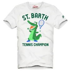 Футболка с принтом "крокодил"