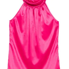 Топ с воротником-хомутом Топ с воротником-хомутом