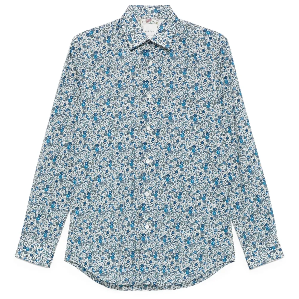 рубашка с цветочным принтом