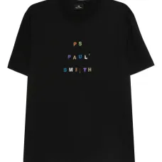 футболка с вышитым логотипом