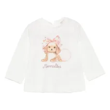 топ с бантом