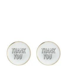 Тарелки "Thank You" (набор из двух штук)