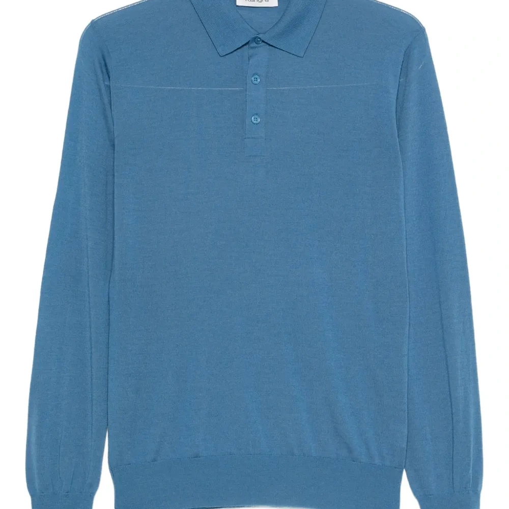 Тонко вязаное поло