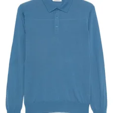 Тонко вязаное поло