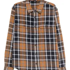 Клетчатая рубашка Rosebowl с длинными рукавами Клетчатая рубашка Rosebowl с длинными рукавами