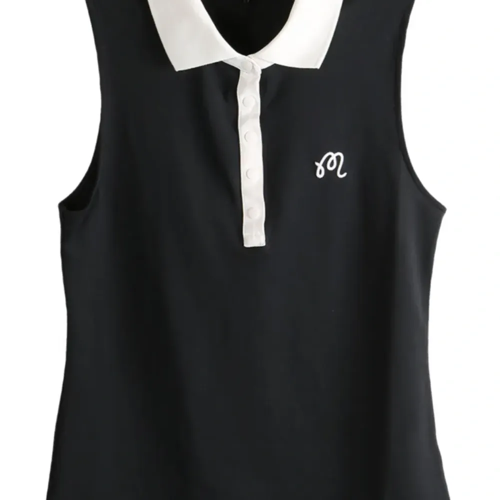 Безрукавка-поло Claudia с вышивкой