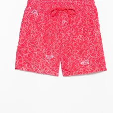 Плавки-шорты с принтом