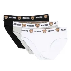 Комплект из двух трусов-брифов с логотипом