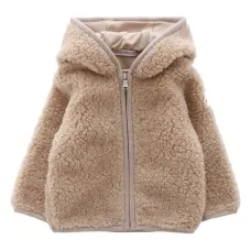 пальто из шерпы с нашивкой-логотипом пальто из шерпы с нашивкой-логотипом