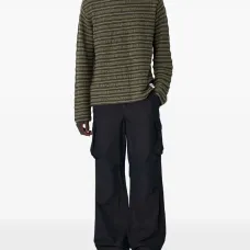 Полосатая футболка с длинными рукавами