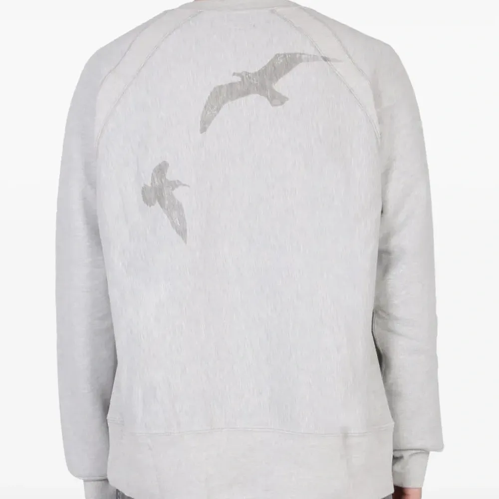 Толстовка с круглым вырезом и принтом