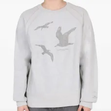 Толстовка с круглым вырезом и принтом Толстовка с круглым вырезом и принтом