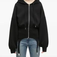 Свитер на молнии с капюшоном
