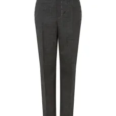 Шерстяные брюки с контрастной строчкой Шерстяные брюки с контрастной строчкой