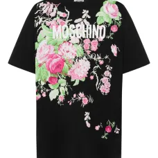 Футболка с цветочным принтом