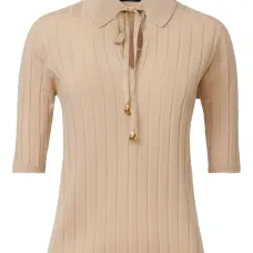 рубашка поло в рубчик