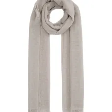 Шарф с бахромой и эффектом металлик