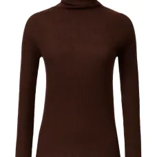 джемпер в рубчик с высоким воротником джемпер в рубчик с высоким воротником