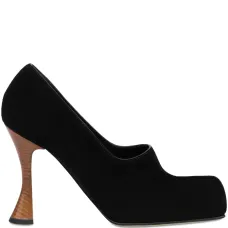 Туфли на деревянном каблуке Туфли на деревянном каблуке