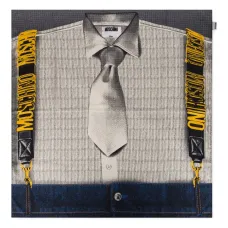 Шелковый платок с принтом