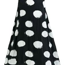 Платье с узором в горох