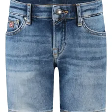 Джинсовые шорты с нашивкой-логотипом Джинсовые шорты с нашивкой-логотипом