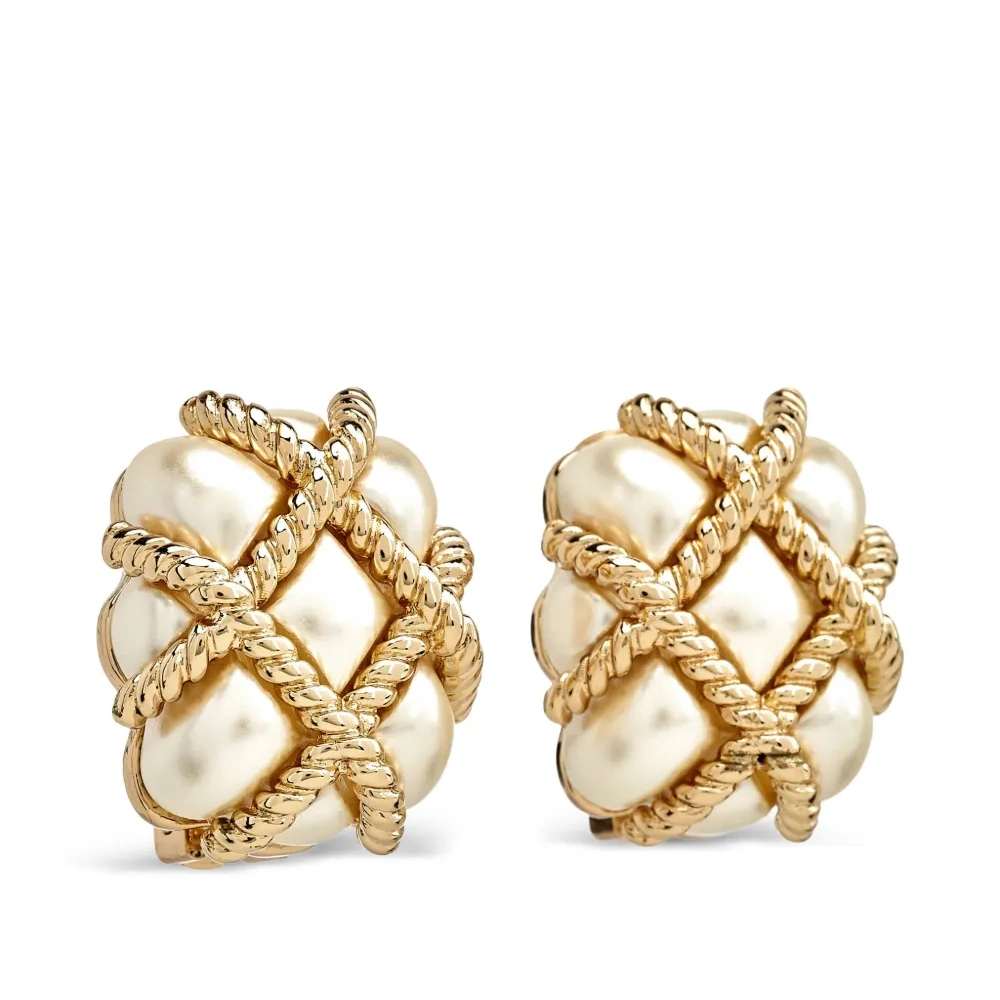 Серьги-клипсы с жемчугом