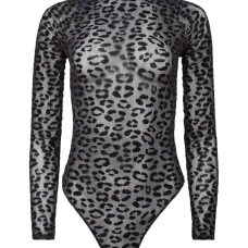 Боди с леопардовым принтом