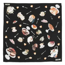 Шелковый платок с принтом Tea Time