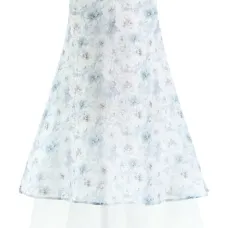 Многослойное платье с цветочным принтом