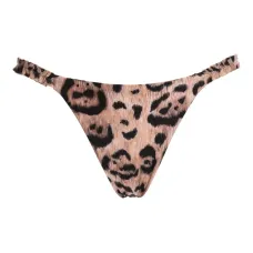 плавки бикини с леопардовым принтом