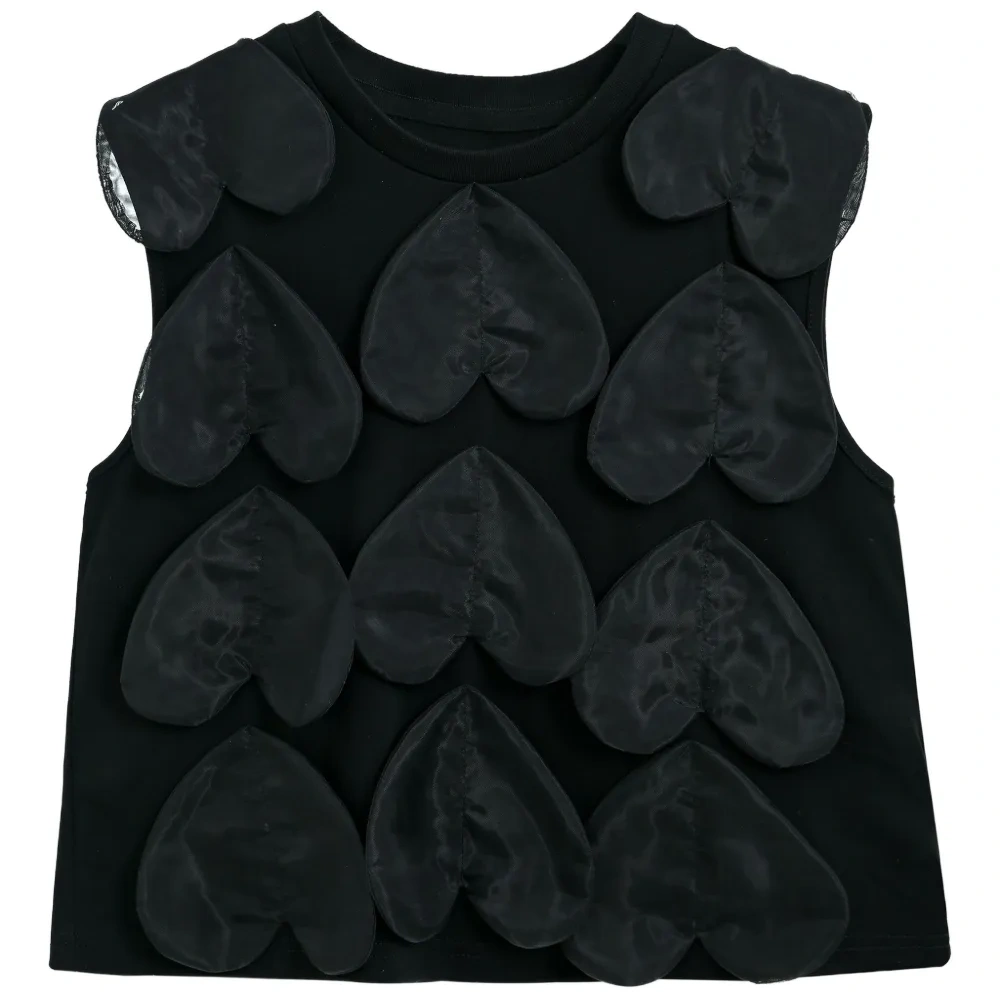 Комплект из топа и шортов с оборками