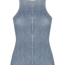 Топ с эффектом денима