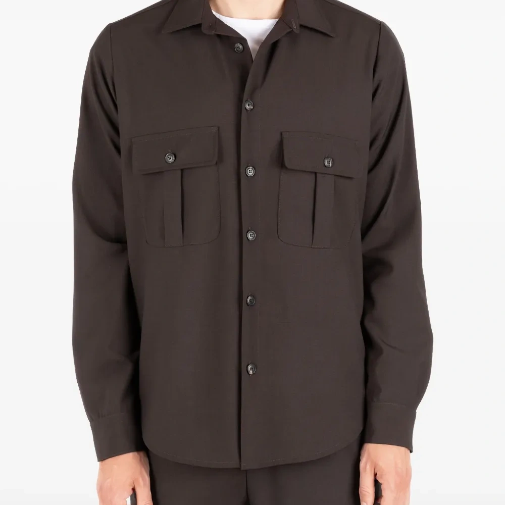 рубашка с карманом