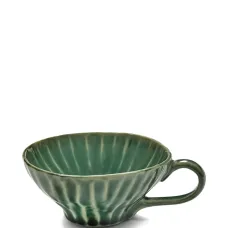 Набор из двух чашек в рубчик