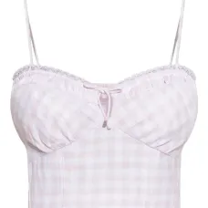 Топ Amorana в клетку гингем