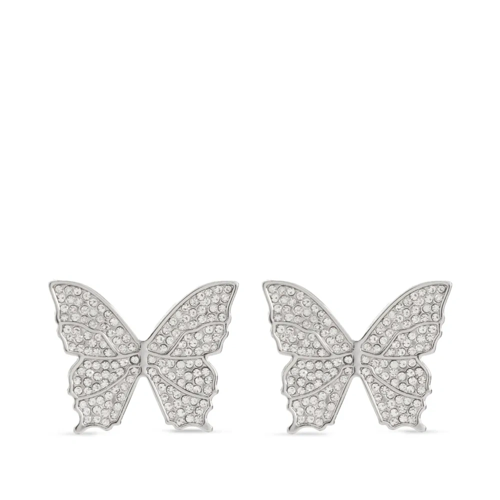 серьги с кристаллами