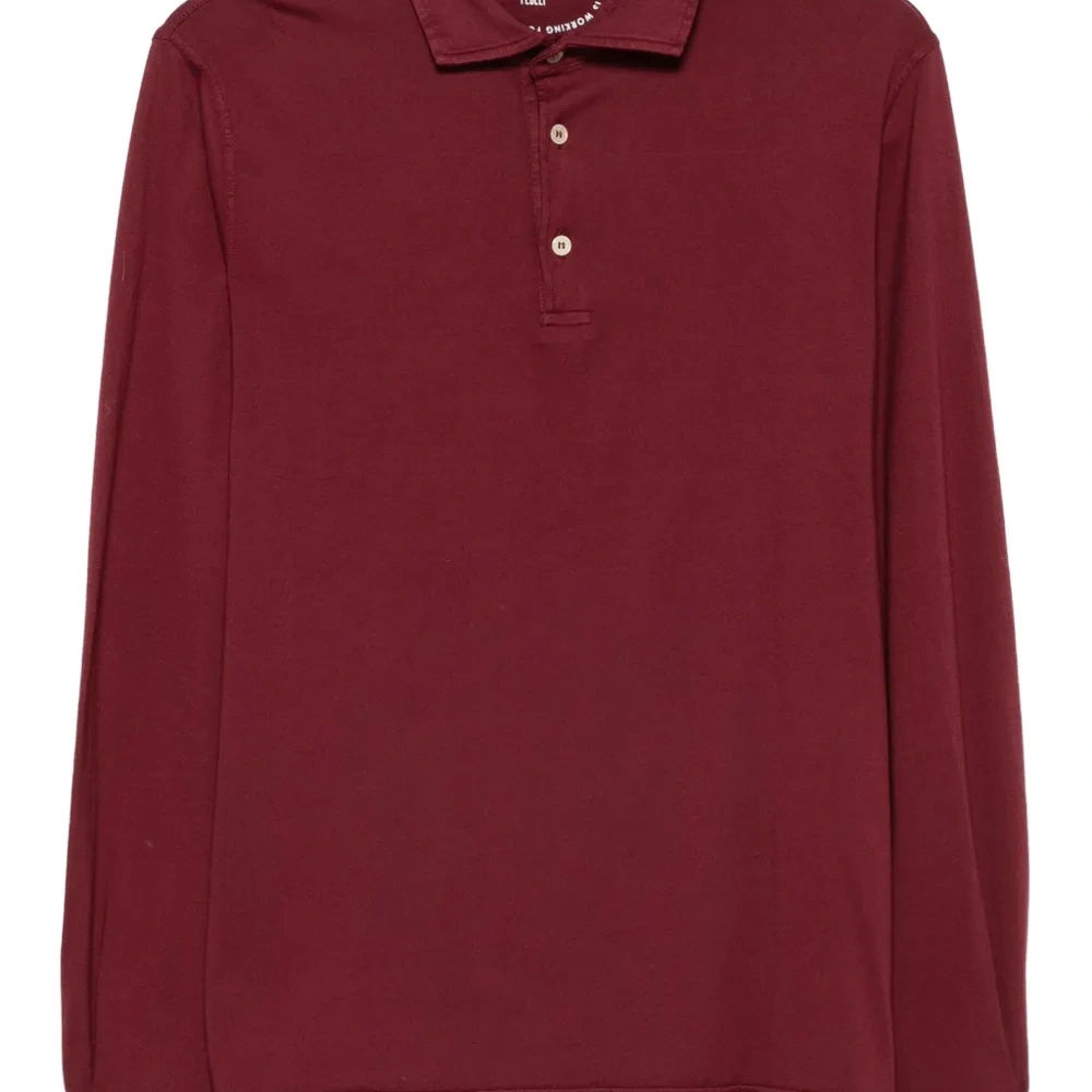 рубашка поло с длинными рукавами