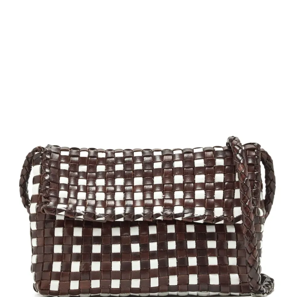 плетеная мини-сумка через плечо Vinnie плетеная мини-сумка через плечо Vinnie