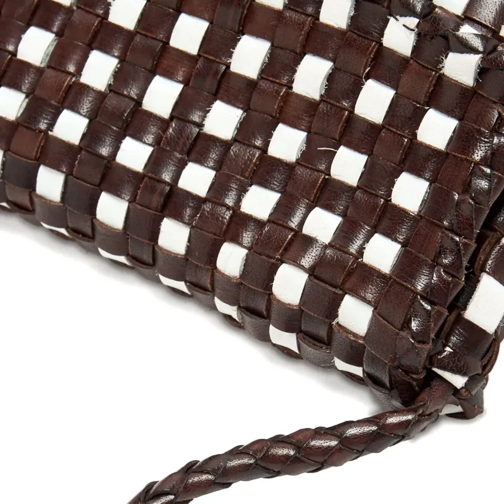 плетеная мини-сумка через плечо Vinnie плетеная мини-сумка через плечо Vinnie