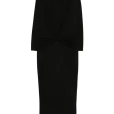 Платье миди с драпировкой Платье миди с драпировкой