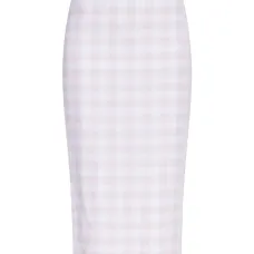 Юбка миди в клетку гингем