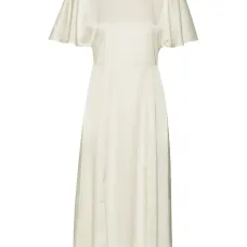 атласное платье миди